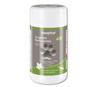 Beaphar toallitas para Patas, Pelo, Ojos y oídos de Perros y Gatos - 100 toallitas