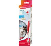 Beaphar TOOTH COMBIPACK - pack: pasta dentífrica de 100 g + cepillo para perros y gatos adultos
