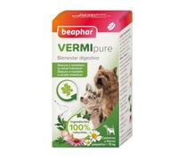 Beaphar VERMIpure Comprimidos Naturales Perros Pequeños <15kg y Cachorros - 50 Comprimidos