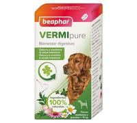 Beaphar VERMIpure Comprimidos Naturales - Perros >15kg Medianos y Grandes - 50 Comprimidos