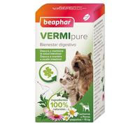 Beaphar VERMIpure Comprimidos Naturales Perros Pequeños <15kg y Cachorros - 50 Comprimidos