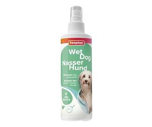 Beaphar Wet Dog Spray Anti-Olor Perro Mojado | Neutraliza Olores, Cuida Pelo y Piel | Sin aclarado | 250 ml