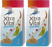 Beaphar Xtravital Periquitos - Alimentación Premium - Contiene Frutas, Semillas y Cereales - Fortalece su Sistema inmunológico - Proporciona un Plumaje denso y Mantiene en Buena Salud - 1kg