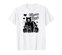 Bear and Cub Baby Grizzly Bears Wildlife Animal Camiseta