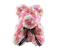 Bear - Árbol de Navidad, Lindo Romántico Decoraciones de Cumpleaños de Boda de Navidad | 9.84 Pulgadas Eternos Oso para San Valentín, Día de la Madre, Día de Navidad