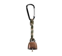 Bear Bell - 5.91in Safety Cowbell Pendant | Paracord Protection Decoration For Hiking Camping and Survival, Loud Metal Bell For Backpacking Mountain Offroad Adventures, Outdoor Safety Gear