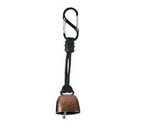Bear Bell - 5.91in Safety Cowbell Pendant | Paracord Protection Decoration For Hiking Camping and Survival, Loud Metal Bell For Backpacking Mountain Offroad Adventures, Outdoor Safety Gear