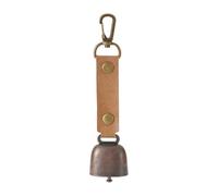 Bear Bell | Campana de senderismo ruidosa para excursionistas | Campanas de oso para senderismo | Timbre de perro de metal y poliéster | Campana de perro con correa de piel sintética duradera que hace