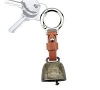 Bear Bell - Cuero PU Aleación De Zinc Hierro | Campanas De Oso Ruidosas | Llavero De Las Campanas De Los Osos | Accesorio De Seguridad Que Hace Ruido Para Senderismo, Protección De Senderos Para Acamp