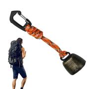 Bear Bell - Loud Bear Repellents Bell for Hikers | Protection for Hiking Camping Backpacking Outdoor Climbing Women Noise Maker for Survival, Hiking, Biking, Fishing, Climbing 6.1x1.38in