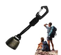 Bear Bell - Loud Bear Repellents Bell for Hikers | Protection for Hiking Camping Backpacking Outdoor Climbing Women Noise Maker for Survival, Hiking, Biking, Fishing, Climbing 6.1x1.38in