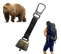 Bear Bells Piece, Compact Personal Defense Accessory, Loud Survival Hiking Supply, Biking Fishing Climbing Item, Items Used for Outdoor, Hunting and Activities Youth Teens