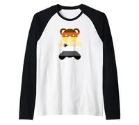 Bear Brotherhood Flag Bear Gay Pride Camiseta Manga Raglan