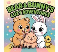 Bear & Bunny Cozy Adventures Bold and Easy Cute Coloring book