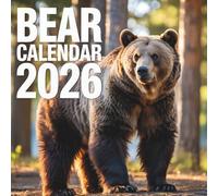 Bear Calendar 2026: Majestic Wildlife Monthly Planner for Notes & Daily Use