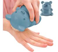 Bear - Cepillo de limpieza para uñas, 1 cepillo acolchado de manos para aseo, herramienta de cerdas suaves con mango de animal, higiene, cuidado dérmico para el bienestar de las uñas y los dedos de