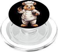 Bear Chef Cook Cocina Culinaria PopSockets PopGrip para MagSafe