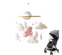 Bear Cloud Star Crib Mobile, Adorno Estético, Calmante Colgable Con Rotación Para Biños Biños De De, Estética Hangable Pre -School, Estrella De Bear Cloud Star