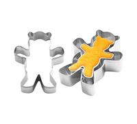 Bear Cookie Cutter - Stainless Steel Cartoon Fondant Cutter - Cute Postre Baking Tools, Easy To Clean Kitchen Gadgets For Christmas, Halloween And Easter