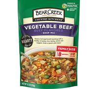 Bear Creek Mezclas de sopa, carne de res vegetal, 8.1 onzas