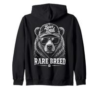 Bear Dad One of a Kind Oso Gafas Papa Gracioso Sudadera con Capucha