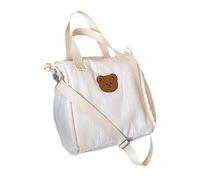 Bear Designs - Bolsa de pañales multifuncional con compartimentos para mamá, bolsa de almacenamiento de maternidad para compras, viajes y paseos