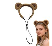 Bear Ears Headband - Pro | Plush Hairband - Bandeau Oreilles De Ours En Peluche Mignon Serre-Tête Animal Pour Maquillage Spa Lavage Du Visage Cosplay Pour Femmes Filles Et | 2026 Pro