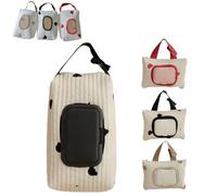 Bear Embroidery Wet Wipe Pouches,Practical Wet Wipe Storage Bag,Stylish Portable Baby Wipe Hanging Pouches Excellent for Travel & Daily Use (Black, L)