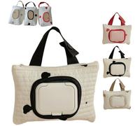 Bear Embroidery Wet Wipe Pouches,Practical Wet Wipe Storage Bag,Stylish Portable Baby Wipe Hanging Pouches Excellent for Travel & Daily Use (Black, S)