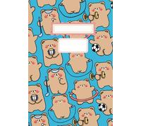 Bear Fit Beats: Blue Pastel Notebook for Workout Logs, Doodles, and Active Ideas: Cute Silly Sportsbear Journal with Matte Softcover and 120 Lined ... Students, Gym Lovers, and Creative Athletes
