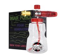BEAR FORCE Boquilla de espuma de nieve para lavadora a presión, botella de cañón de espuma de nieve, compatible con lavadora a presión Kärcher K1, K2, K3, K4, K5, K6, K7