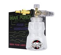 BEAR FORCE Cañón de espuma de aluminio para lavado a presión, lanza de espuma para lavado de coche, boquilla ajustable para AR, Michelin, Mac Allister, Cecotec, Black & Decker, Bosch