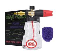 BEAR FORCE Lanza de espuma de nieve para lavadora a presión compatible con Lavor Wash Lidl, Vax, Parkside, Sterwins, Deko, Champion, espuma más gruesa ajustable 360°, lavado de autos, cuidado y