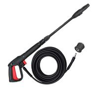 Bear Force Pistola pulverizadora de hidrolimpiadora de repuesto con lanza de chorro y manguera de 10 m, compatible con Bosch, AR Blue Clean, Black & Decker,