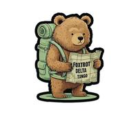 Bear Foxtrots Deltas Tangos FDT Funny Bear Anti Not My President National Parks FDT Resist Bear Tops: Lined Notebook, 108 Page