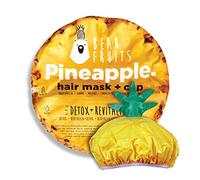 Bear Fruits, Piña, Detox & Revitaliza, Mascarilla Capilar + Gorro De Ducha, 20 ml