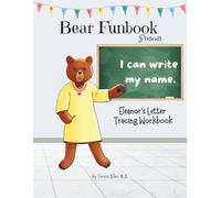 Bear Funbook Presents I Can Write My Name Eleanor’s Personalized Letter Tracing Workbook