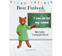 Bear Funbook Presents I Can Write My Name Miles' Personalized Letter Tracing Workbook (Personalized Letter Tracing Workbooks)