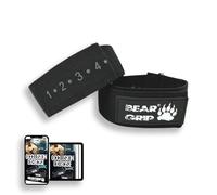 BEAR GRIP Bandas de oclusión para entrenamiento, bandas de resistencia BFR para brazos y piernas, correas de entrenamiento de restricción de flujo sanguíneo para crecimiento muscular y recuperación