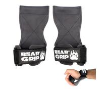BEAR GRIP: Correas/Ganchos Multi Grip, Correas/Guantes de Levantamiento de Pesas de Alta Resistencia Premium (Goma Mediana)