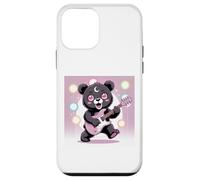 Bear Guitar Rock and Roll Kawaii Goth - Ropa para niña, Color Rosa gótico Carcasa para iPhone 12 Mini