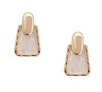 Bear Heart Stud Earrings Fashion Asimmetric Niche Earrings Versatile Earrings
