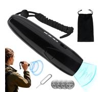 Bear Horn - Loud Animal, Electric Safety Device, 125dB Piercing Sound, High Pitch Acoustic Alarm, Outdoor Accessory, Handheld Black Siren For Hikers and Fishermen