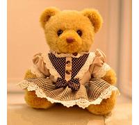 Bear House Series Teddy Bear Girl Bear Used As Wedding Scene Decoration Toy Holiday Gift 25cm