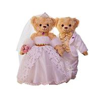 Bear House Series Teddy Bear Wedding Use As Wedding Scene Decoration Toy Holiday Gift High-end Gift 36cm