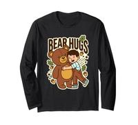 Bear Hugs Hug Fan Obsession Teddy Love Club Cita Niños Manga Larga