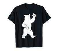 Bear I Love You Hand Lenguaje de señas Lindo ASL Día de San Valentín Camiseta