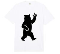 Bear I Love You Hand Lenguaje de señas Lindo ASL Día de San Valentín Comfort Colors Adult Heavyweight T-Shirt