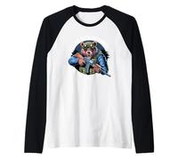 Bear I'll Die With Memories no es una revista completa Camiseta Manga Raglan
