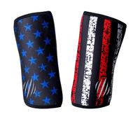 Bear KompleX Elbow Sleeves (SOLD AS A PAIR of 2) for weightlifting, powerlifting, wrestling, strongman, bench press, cross fitness, and more. Compression sleeves come in 5mm thickness Elbow STAR XXL